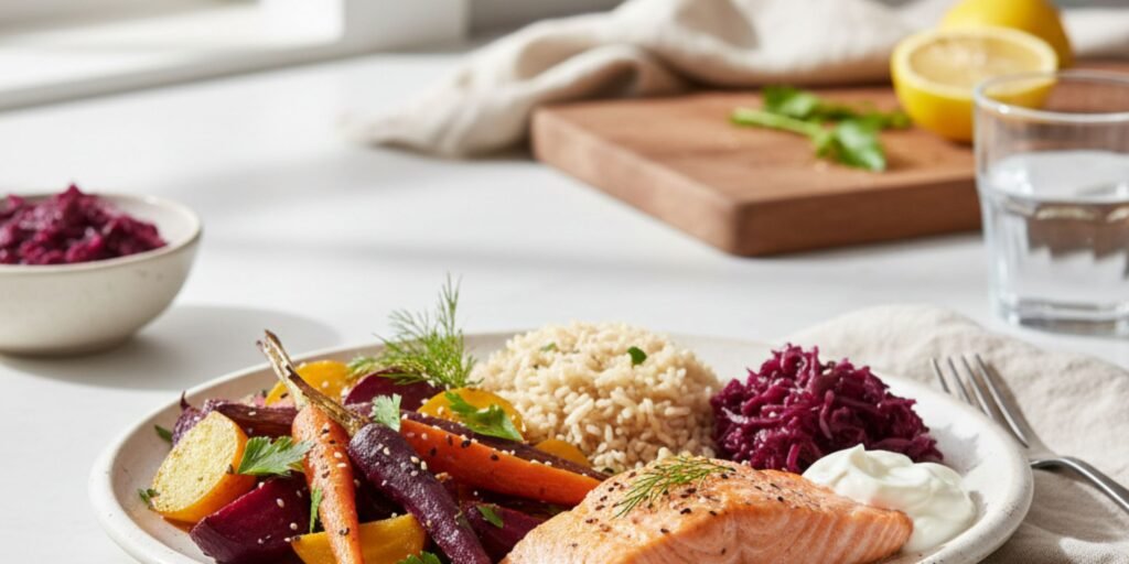 
dietary-strategies-to-enhance-results-gut-health-supplements-balanced-diet-gut-bacteria-digestion