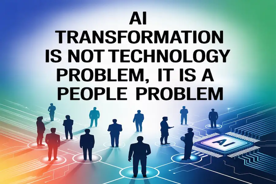 The truth is simple. AI transformation not technology problem. It is a people problem. A culture problem. A governance problem. This guide explains why AI projects fail and what you can do to make yours succeed.