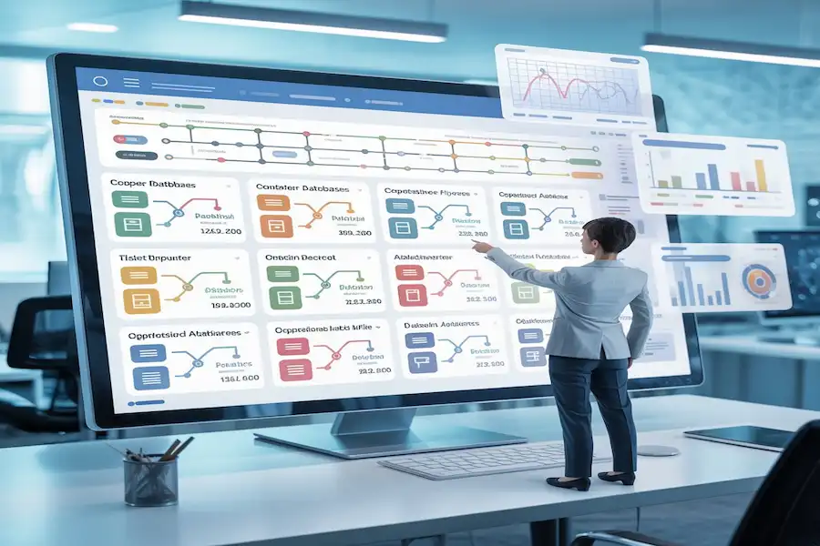 A data asset inventory is an organized list of every important piece of data your company uses or stores. Think of it like a card catalogue at a library. Each book has its own card. That card tells you the title, the author, the subject, and where to find it on the shelf.